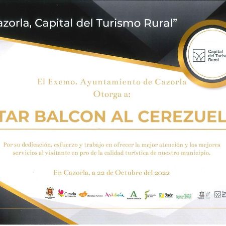 Alojamiento Balcon Al Cerezuelo Cazorla Exterior foto
